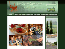 Tablet Screenshot of lechatgourmet.com